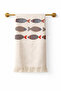 Large Fish Muslin Peshtemal - 100% Cotton, 100x180, Beach Towel, Fish Pattern - 2