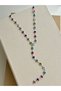 60 cm Silver Heart Y Necklace - 7
