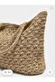 Paper Rope Bag Hand Knitted Straw Bag Mother's Day Gift - 3