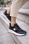 Lace Detailed Trend 5 cm Platform High Sole Women's Sneakers Sports Shoes - 8