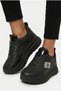 Stoned Sparkling Trend 5 cm Platform Women's Sneakers Thick Sole Sports Shoes - 2