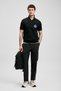 111040244 Gavın Smart Men's Polo Neck T-Shirt Men's T-Shirt Black - 3