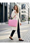 15.6'' Laptop Notebook Bag - Pink Vegan Leather MacBook Air Pro Compatible Case, Compatible with 13-14-15.6'' - 3