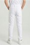Gabardine Fabric Classic Children's Trousers M00790 White - 2