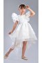 Girl's graduation gown with train - special occasion outfit - 2