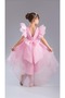 Girls' Evening Dress with Tail Pink - 3