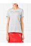 Organic Cotton New York Logo Regular Fit Women's White T-Shirt - 7