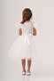Girl's Dress with Tutu Skirt Snow White White - White - 5
