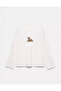 100% Cotton Oversize Fit Ceylan Printed - Crew Neck Long Sleeve T-Shirt