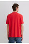 Seal Logo Embroidered Red T-Shirt Loose Fit 067074-70471 - 4