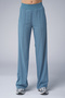 Women's Blue Patterned Thin Lightweight Zippered Tracksuit Set 4016 - 8