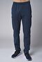 Men's White Cotton Stand Collar Tracksuit Set 3960 - 5