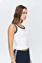 Women's Navy Blue Mock Neck Piece Tracksuit Set 9907 - 3