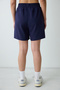 Dark Indigo High Waist Pocket Sports Shorts - 3