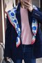 Pink Multi-Colored Brand Scarf 70*70