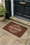 Vintage Door Mat with Welcome Written on It