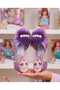 Purple Slippers with Broken Glass Design and Children's Character, Heelled Slippers - 3