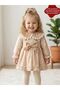 Betty Baby Girl Long Sleeve Lace Collar Detail Special Occasion Holiday Dress