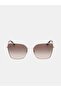 Geometric Butterfly Metal Sunglasses - 4