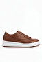 Cowien Premium Men's Style Lace-Up Sneaker Tan - 2