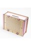 Deepcraft Parabox Target Money Box Pink-Cream Color Wooden with Lock - 5