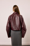 Patent Leather Biker Jacket - 4