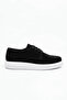 Classica Premium Suede Classic Men's Shoes Black White - 3