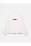 100% Cotton Oversize Fit Spicy Printed - Crew Neck Long Sleeve T-Shirt