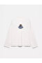 100% Cotton Oversize Fit Turkish Coffee 2 Printed - Crew Neck Long Sleeve T-Shirt