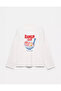 100% Cotton Oversize Fit Ramen Printed - Crew Neck Long Sleeve T-Shirt