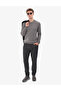 Gray Melange Slim Fit Crew Neck Basic Knitwear Sweater 50314192-Vr086 - 5