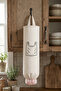 Hanging Bag Holder – Bag Organizer, Kitchen Bag Organizer, Large Volume Stylish Design Cream - 2