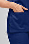 Storm Blue Premium Scrubs Set - Nurse Doctor Uniform High-Quality Fabric - 6