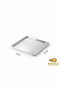1Pc Luxury Square Stainless Steel Silver Color 21X21Cm Coffee Serving Presentation Tray&Dish - 5