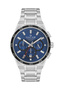 Sapphire Glass Sports Silver - Blue Men's Wristwatch Nc08-29420704-Alm