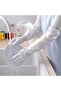 Latex Long Gloves – Waterproof Transparent Design Gloves for Household, Dishwashing, Bathroom Cleaning - 5