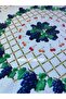 Three-Dimensional 3 D Grape Vine Fruit Thick Soft Frosted Patterned Transparent Luxury Pvc Large Round Oilcloth Tablecloth - 3