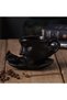 2 Set (4 Pieces) 260 ml Nordic Face-Shaped Cup Set Black - Mug Coffee Cup Set - 4
