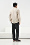 Oversized Draped Light Linen Shirt - 3