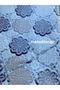 Transparent Overlay Lace Embroidery Daisy Flower Pattern Erasable Luxury Round Pvc Oilcloth Tablecloth - 6