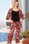Women's Summer Modal Printed Triple Set 15-18