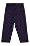 Big Point Print 6-18 Months Leggings - Navy Blue - 2