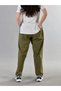 100% Cotton Linen Textured Elastic Waist Lace-Up Women's Daily Home Outdoor Sports Hajj Umrah Summer Large Size Trousers - 2