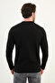 Slim Fit Long Sleeve Crew Neck Men's T-Shirt Black - 36679.21K - 4
