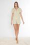 Boydan Buttoned Shorts Suit Heart Pattern Viscose 760-14 - 4