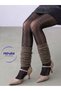 Slouch Cotton Women's Aerobic Sports Pilates Milky Brown Leggings