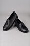 Seç 2504 Genuine Leather Women's Flat Shoes Black - 7
