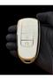 Luxury 1St Quality Chery Tiggo 8 Pro Smart Key Case Cover White Gold