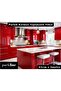 Bright Red Adhesive Foil for Kitchen Cabinets and Furniture Covering 61cm X 3m - 2