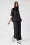 Denim Detailed Comfortable Fit Tracksuit Set with Embellishments and Piping on the Sides - 5